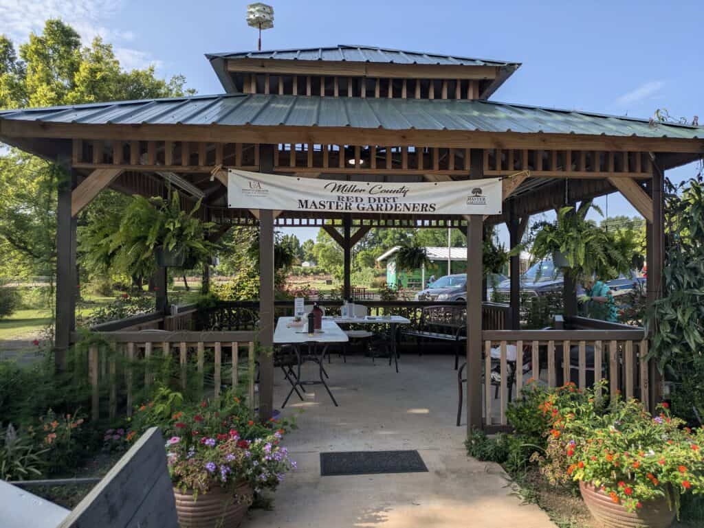 red dirt gazebo