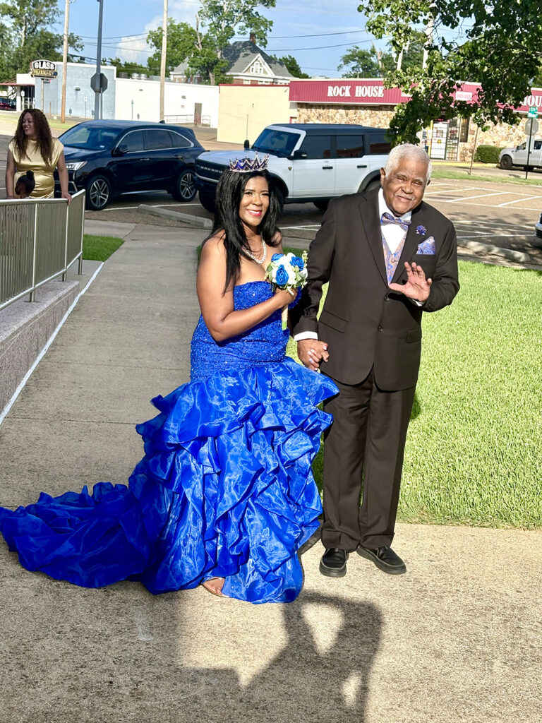 Family and friends gathered across the Arkansas/Texas border for a wedding in downtown Texarkana, Arkansas